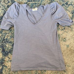 NATION LTD Puff Sleeve Top Size Small